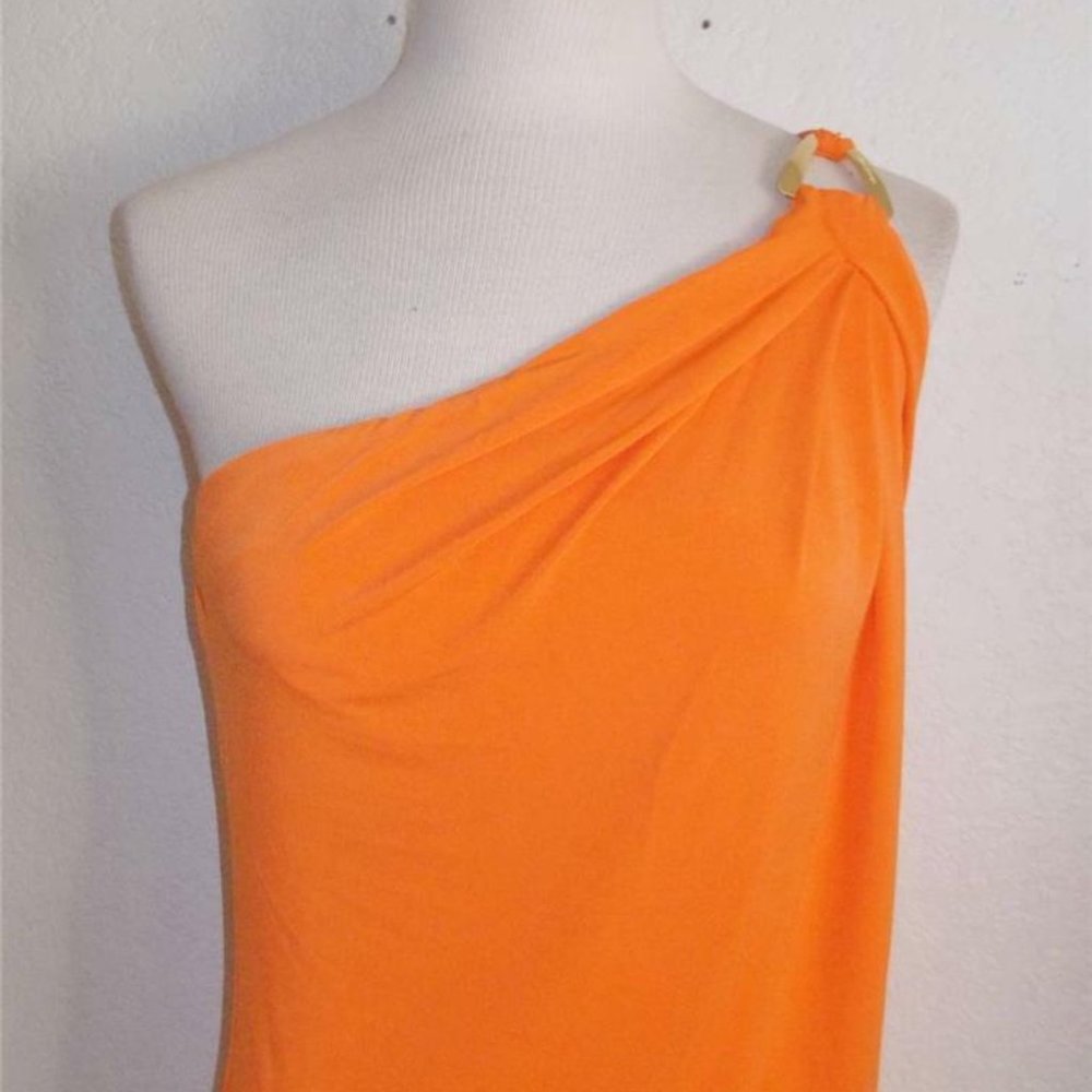 MICHAEL MICHAEL KORS VIVID ORANGE TOP - XL - Picture 3 of 8